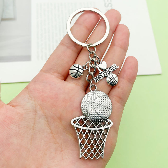 Soccer, Basketball and Volleyball Charm Keychains Featuring Soccer Across 57 Variations