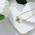 Gold Slider Blue Forget-Me-Not Resin Bracelets Ten Shapes view 12