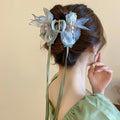 Five Mixed Printed Bow Hair Claw Barrette And Flower Clip Designs view 10