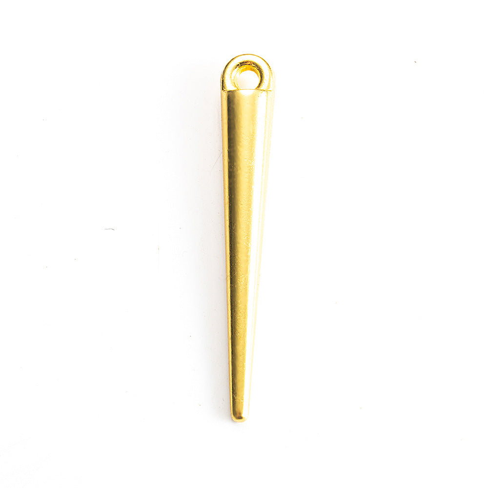 34x5mm Vintage Alloy Cone Charm Pendant