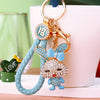 Sky-Blue-Fortune Blue-Bow-Rabbit