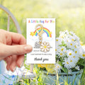 Gold Daisy Thank You Heart Enamel Keychain Lobster Clasp view 8