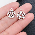 Antique Silver Star Metal Charms with 16 Listed Options view 8