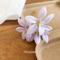 Fabric Twin Flower U Pin Hair Sticks Four Color Options view 4
