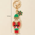 Beaded Nutcracker Soldier Charm Keychain Four Colors view 7