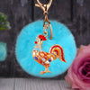 Sky-Blue-Pom Crystal-Rooster
