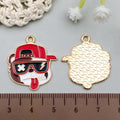 Zinc Alloy Hip Hop Headphone Shoe Microphone Charm Pendant for DIY Bag and Jewelry