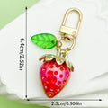 Heart Charm Keychains in 26 Pictured Variations for Bags and Keys view 3