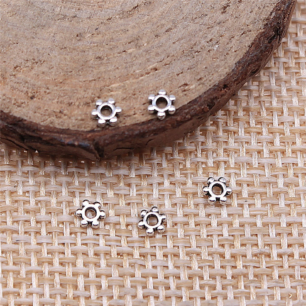 3x4mm 0.04g Multi Color Copper Alloy Small Hole Spacer Beads for DIY Bracelet Jewelry Making