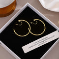 Gold and Silver Three Four and Five Centimeter Ear Clips view 9