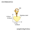 Gold Heart Charms