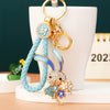 Sky-Blue-Fortune Blue-Flower-Rabbit