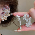 Crystal Butterfly Wrap Earrings in Three Styles Statement Jewelry view 1