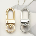 Metal Swivel Clasps in Gold and Silver, Six Chain and Heart Styles view 4