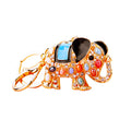 Crystal Gem Elephant Keychains in Three Colors plus Assorted Options view 5