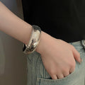 Silver Metal Statement Bangle Cuffs 34 Design Styles view 9
