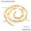 Gold Oval Necklace