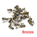 Triangle Drop Clip-On Earring Findings in Six Color Options view 7