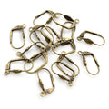 Leverback Earring Hooks in Six Metal Finish Options view 2