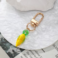 Mini Glass Fruit and Vegetable Clip Keychains in Fifteen Designs view 10
