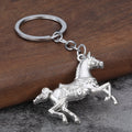 Saddled Horse Metal Keychain in Five Color Finishes view 6