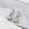 Silver Puffy Heart
