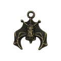 Matte Gold-Tone Bat Metal Charms with 12 Listed Options view 8
