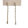 Crystal Disc Long Chain Drop Earrings Fashion Jewelry view 5