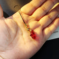Transparent Anatomical Heart Phone Strap Charms in Four Colors view 2