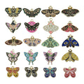 Yellow Butterfly Metal Charms with 6 Listed Options view 5