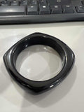 Acrylic Geometric Twist Square Facet Bangle 11 Styles view 6