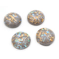 Gold Fleck Round Resin Cabochons in Eleven Color Options view 4