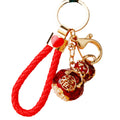 Chinese Fortune Gourd Keychains with Cords and Loose Braided Loops view 5