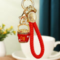 Mixed Pouch Deity Animal and Auspicious Red Fortune Strap Keychains view 8