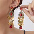 One Hundred Thirty-Six Antique Bell and Teardrop Earrings view 1