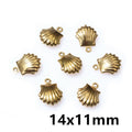 Seashell Starfish and Mermaid Tail Metal Charms for Jewelry view 12