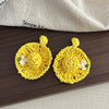 Yellow Woven Hats