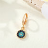 Black Blue Round
