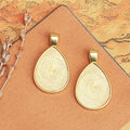 Teardrop Cabochon Pendant Tray Jewelry Making Component view 5