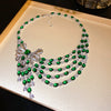 Green Bow Necklace