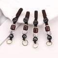 Handwoven Auspicious Cloud Bodhi Keychain Lanyard Decorative Pendant