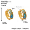 F930 Navy-Medium Earrings