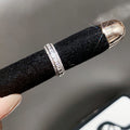 Silver Open CZ Rings Nine Crystal Cluster Style Designs view 7