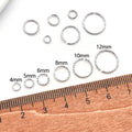 Gold-Tone Twisted Jump Ring Metal Beads with 18 Listed Options view 3