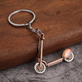 Metal Moped and Kick Scooter Keychains in Six Color Styles view 4