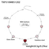 Mixed-Red Silver Necklace