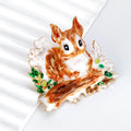 Rabbit Metal Brooch Pin for Jackets and Lapels Pictured Design view 5