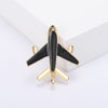 Gold Black Plane