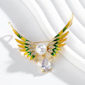 Angel Wing Enamel Metal Brooch Pin for Jackets and Lapels view 5