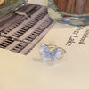 Blue Faceted Butterfly